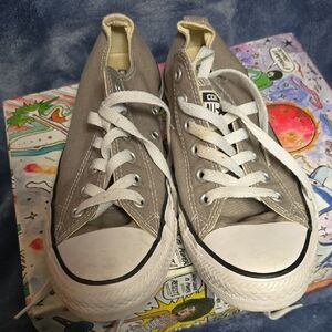 Converse Classic Gray Canvas Sneakers